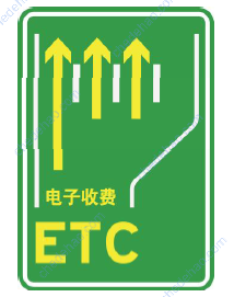 收费站预告及收费站标志